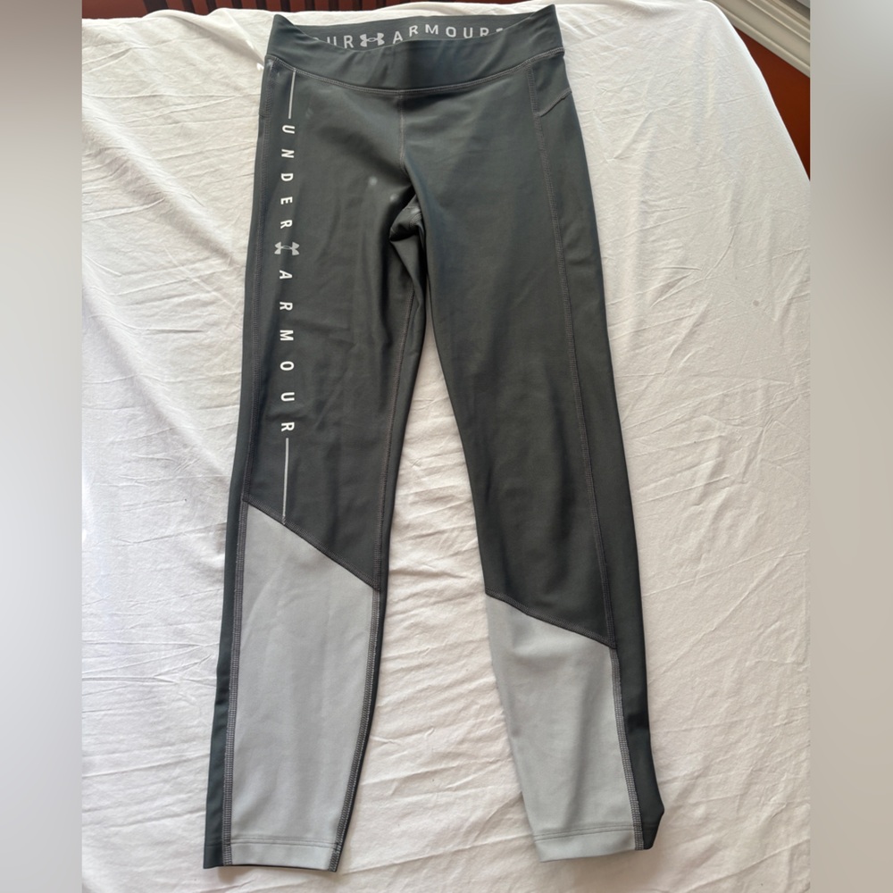 Under Armour Gray and Black Leggings